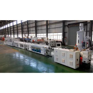 HDPE 50-110mm línea de producción de tubos de plástico 2024 línea de producción de tubos de PE de alta velocidad máquina de extrusión de tubos extuder
