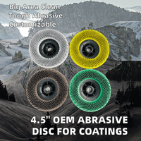 Disques à lamelles ronds en oxyde d'aluminium calciné haute dureté EnYing 115 mm, garantie 3 ans, support OEM personnalisé, disque abrasif