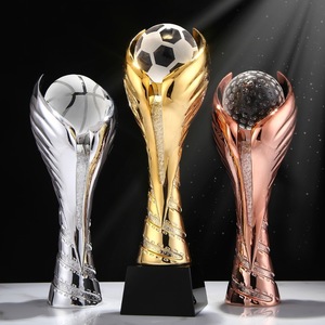 JINZUN Venta Directa de Fábrica Trofeo de Resina para Deportes Mundiales, Balón de Fútbol, Baloncesto, Golf, <span class=keywords><strong>Copa</strong></span>, OEM/ODM - Product Image 1
