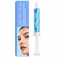Crème Visage en Seringue OEM ODM Marque Privée au Rétinol, Vitamine C et Acide Hyaluronique 10ml – Crème Anti-Âge Éclaircissante Anti-Taches pour Salons de Beauté