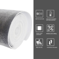 Matériau d'isolation en feuille d'aluminium XPE/EPE/IXPE Isolation réfléchissante pour porte de garage Mousse d'isolation thermique extérieure
