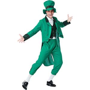 <span class=keywords><strong>Irlandais</strong></span> Goblin Cosplay Carnaval Halloween Pourim Outfit Vert Adulte Chanceux Fée Leprechaun <span class=keywords><strong>Costume</strong></span> SPDG-008 - Product Image 4