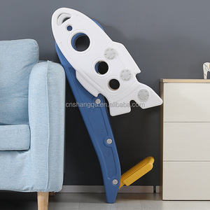 VSUCH Foldable Plastic Kids <strong>Slide</strong> Rocket Shape Indoor <strong>Toddler</strong> Mini Play <strong>Slide</strong> Portable Children Climbing <strong>Slide</strong> for Home Use - Product Image 3