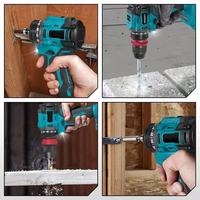 Vente chaude 21V Brushless Ménage Impact Perceuse Électrique Ensemble Vitesse Variable Tournevis Électrique Industriel Alimenté Par Batterie OEM
