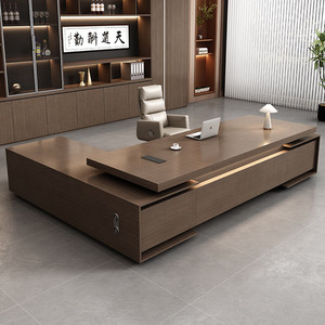 مكتب مدير تنفيذي كبير من مصنع قوانغدونغ بتصميم جديد من خشب إم دي إف للأثاث المكتبي والمنزلي - Product Image 1