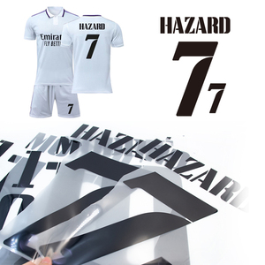 Bán buôn màn hình in chuyển sắt trên bóng đá Tên Sticker truyền nhiệt in số nhãn cho quần áo Jersey - Product Image 2