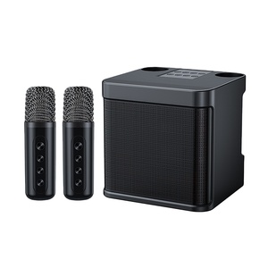 Máy Karaoke Mini Bluetooth để hát Loa Karaoke nhỏ với hai micro không dây trẻ em KTV Loa Bluetooth - Product Image 2