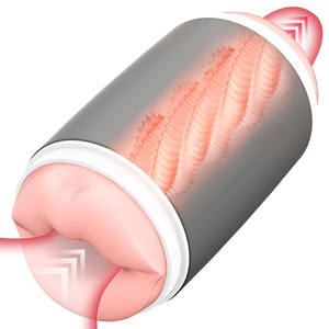 2 in 1 Alat Bantu Masturbasi Pria Silikon Manual Untuk Dewasa - Product Image 1