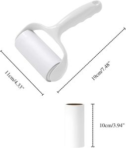 Adjustable 60 Sheets Pet Hair <b>Remover</b> Roller Detachable Extendable Plastic Furniture Carpet Lint Roller Sticky Long Handle Safe - Product Image 2