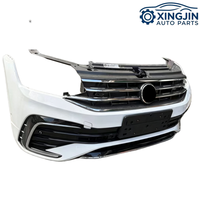 Para Volkswagen Tiguan LTiguan R-Line: Kit completo de parachoques con ventilador de radiador, parrilla, faros delanteros, labio frontal y componentes de carrocería.