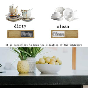 Tableau magnétique personnalisé avec logo pour lave-vaisselle, décoration intérieure, indicateur propre/salissant pour lave-vaisselle et réfrigérateur - Product Image 2