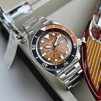 Montre de plongée automatique de luxe pour homme ETA en acier inoxydable avec lunette rotative, cadran lumineux, haute qualité, sport