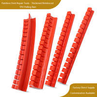 Kit de languettes adhésives rouges flexibles pour charnières – Outils de réparation de bosses sans peinture – Machine à débosseler – Réparation de carrosserie automobile