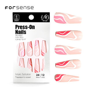 <span class=keywords><strong>Faux</strong></span> <span class=keywords><strong>ongles</strong></span> acryliques <span class=keywords><strong>extra</strong></span> longs écologiques à poser en forme de cercueil vente en gros <span class=keywords><strong>faux</strong></span> <span class=keywords><strong>ongles</strong></span> tourbillonnants haute qualité durables 24 <span class=keywords><strong>faux</strong></span> <span class=keywords><strong>ongles</strong></span> - Product Image 3