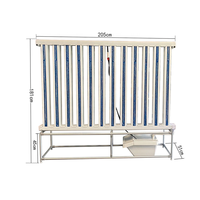 Système hydroponique vertical en PVC de petite taille à montage facile avec fermeture éclair, pompe, design écologique, stabilité de plantation assurée, garantie 1 an