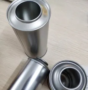 Wholesale Lever Lid Metal Round Packing For Glue And Coating Empty Aerosol Paint Tin Can