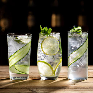 Vasos Collins de Cristal Transparente de Lujo al por Mayor, Vasos Collins para Cócteles, Bebidas Largas y Mojitos - Product Image 2