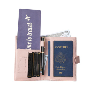 Nuevo Porta Pasaportes 2026 de Cuero PU Impermeable y Duradero con Cierre, Bolsa de Viaje, Cartera para Pasaporte con Forro de Poliéster - Product Image 4