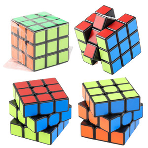 <span class=keywords><strong>Cubo</strong></span> <span class=keywords><strong>de</strong></span> <span class=keywords><strong>Rubik</strong></span> Xinhen para Principiantes, con Esquinas Redondeadas, Fondo Negro, 3x3, Giratorio, Escala Regular, en Bolsa - Product Image 1