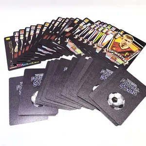 Deskjoy High Quality Printed Sports Panini Trading Cards Golden Play Poker Card Football Collectible Cards