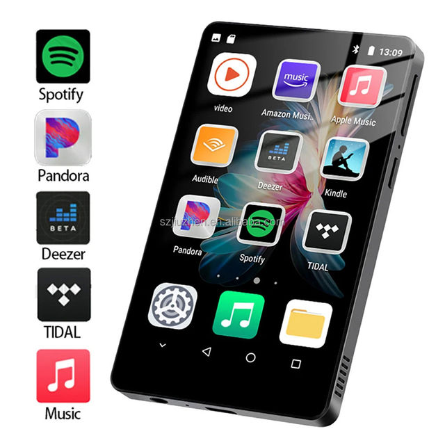 Portable 5-Inch Full Touch Screen Bt Mp3 4 Player E-Book Fm Radio Speaker Video Playback Recording Hifi Audio