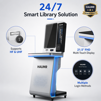 Kioscos de Autopago para Bibliotecas HAUMR, Sistema de Préstamo de Libros RFID de Alto Rendimiento, Lee 6+ Libros para un Autoservicio Eficiente