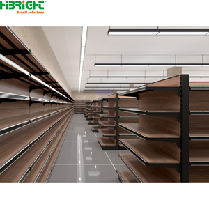 Sistema Combinado de Mostrador y Estanterías para Delicatessen de Supermercado Estadounidense de Primera Calidad - Product Image 1