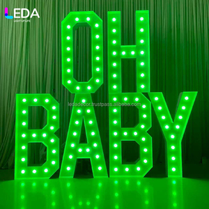 ไฟ LED ตัวเลขเรืองแสง RGB ลดราคาพิเศษ สำหรับตกแต่งเวทีงานแต่งงาน งานปาร์ตี้ และงานอีเว้นท์ต่างๆ - Product Image 4