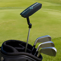 Putter de golf Aber en acier inoxydable personnalisé avec logo (usiné CNC) - Manche en acier 350g Unisexe Droitier pour tous les golfeurs