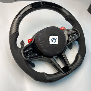 <span class=keywords><strong>Volante</strong></span> de cuero perforado LED de fibra de carbono de alta forja <span class=keywords><strong>M</strong></span> rendimiento para <span class=keywords><strong>BMW</strong></span> <span class=keywords><strong>E90</strong></span> E92 E93 <span class=keywords><strong>volante</strong></span> de coche - Product Image 5
