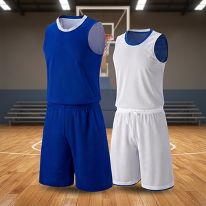 Conjunto de Camiseta de Baloncesto Unisex, Sin Mangas, Malla Transpirable, Poliéster, Corte Regular para Adultos, Verano - Product Image 2