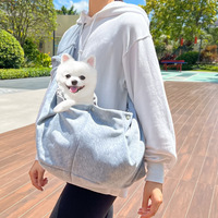 Sac de transport pour animaux de compagnie OEM ODM, respirant, bandoulière, sac à main, sac à dos de voyage pour chiens et chats