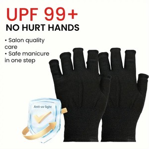 <span class=keywords><strong>Gants</strong></span> <span class=keywords><strong>anti</strong></span>-<span class=keywords><strong>UV</strong></span> pour fournitures de manucure, protection contre la lampe <span class=keywords><strong>UV</strong></span>, <span class=keywords><strong>gants</strong></span> réutilisables <span class=keywords><strong>anti</strong></span>-rayonnement, demi-doigts - Product Image 3