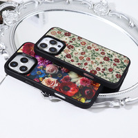 Coques de téléphone magnétiques personnalisées avec motifs floraux de personnages d'anime et de manga, en TPU et PC antichoc, pour iPhone 17 16 Pro Max – Vente en gros