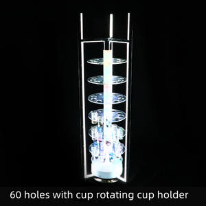 Soporte recargable Led Tower <span class=keywords><strong>Shot</strong></span> Glass Display Tower Stand Luminous Led <span class=keywords><strong>Shot</strong></span> Glass Led <span class=keywords><strong>Shot</strong></span> Cup Holder - Product Image 2