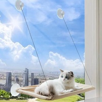 Hamac pour chats et chiens, pliable, peu encombrant, à ventouse, lavable, motif animal, disponible, article pour animaux de compagnie, vente chaude