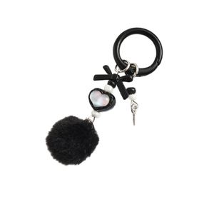 Nouvelle Chaîne de Téléphone Créative Style Dessin Animé avec Pompon, Perles DIY, Matériel Peluche Fait Main, Pendentif Mignon, Porte-clés - Product Image 5