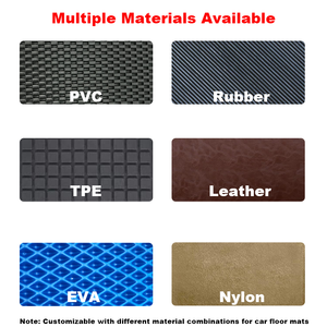 Artes - Juego de 4 Alfombrillas Universales para Auto <span class=keywords><strong>SUV</strong></span>, Antideslizantes, de Lujo, de Doble Color, con Diseño de Diamantes, Personalizadas, de TPE - Product Image 3