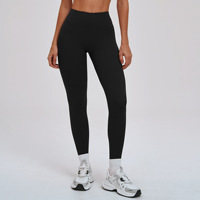 Pantalon de yoga taille haute long sans coutures gênantes, extensible et moulant, idéal pour tonifier les fessiers