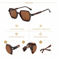 Lunettes en acétate rose transparent, monture géométrique hexagonale, mode féminine, détail diamant argenté