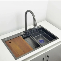 2025 OEM moderne multifonctionnel Lavaplato Evier lave-vaisselle éviers robinet intelligent bassin lave-vaisselle en acier inoxydable évier de cuisine