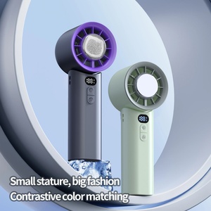 Ventilador de Mano de 100 Niveles de Velocidad, Ventilador de Escritorio Eléctrico Plegable Portátil con Batería, para Uso en Exteriores y en el Hogar - Product Image 5
