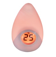 Silikon Ei Farbe wechselnde Nacht mit mit Thermometer, LCD Nachtlicht für Baby, Baby Nachtlicht