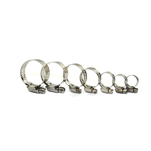 Stainless Steel Hose <b>Clamp</b> 304 <b>Mini</b> American Style For Pipe Repair And Replacement - Product Image 2