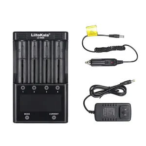 Original Liitokala lii-500S charger 4 slots intelligent lithium NiMH/cd battery LittoKala charger for 18650 battery
