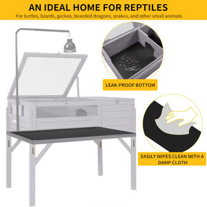 Kaplumbağa Büyük Mekanizması Ahşap Kaplumbağa Evi Sürüngen Kafesi Küçük Hayvanlar İçin İç Mekan Dış Mekan Kaplumbağa Mekanizması - Product Image 4