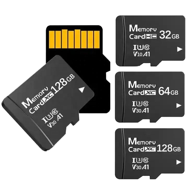 Factory Price High-Speed Memory SD Card Class 10 TF Cards in Plastic 4GB 8GB 16GB 32GB 64GB 128GB for Phone & Camera Use