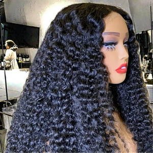 Perruques de cheveux humains bouclés birmans naturels avec dentelle HD 13x6, pré-épilées, nœuds blanchis, sans colle - Product Image 3