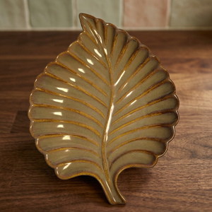 Ceramic Leaf Shape Durable Modern <b>Plate</b> Table Decoration <b>Mats</b> & Pads - Product Image 1