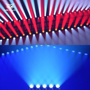 5x120W RGB 3in1 Halo Anneau DMX Zoom Faisceau Strobe LED Tête Mobile Matrice Lumière pour Stage Bar Show - Product Image 5